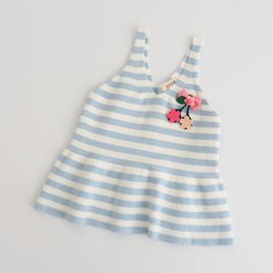 Suéteres de punto con cuello en V y estilo halter para niñas, de marcas reconocidas, de China - Product Image 2