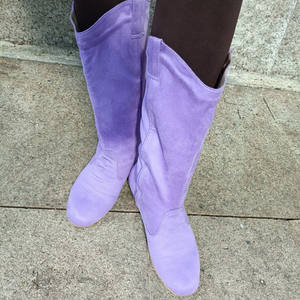 Semelle en daim <span class=keywords><strong>Bottes</strong></span> de <span class=keywords><strong>danse</strong></span> latine pour femmes Longue ligne <span class=keywords><strong>d</strong></span>'<span class=keywords><strong>échauffement</strong></span> Chaussures de salsa West Coast Swing Swayd <span class=keywords><strong>Bottes</strong></span> de <span class=keywords><strong>danse</strong></span> - Product Image 6