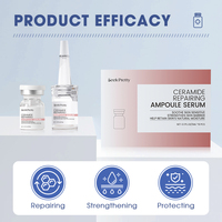Magnifique Kit Sérum Coréen PDRN HA Soin Visage Anti-Rides au Cuivre avec Tampon, Enzymes et Ampoules