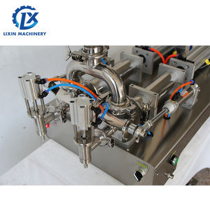 Semi Automatique Double Buses Cosmétiques Shampooing Jus De Miel Sauce De Soja Tomate Ketchup Crème Huile Pâte Machine De Remplissage - Product Image 5