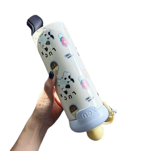 Vente en gros de tasses à <span class=keywords><strong>café</strong></span> personnalisées en acier inoxydable avec couvercle, doublure en <span class=keywords><strong>céramique</strong></span>, thermos, gobelet de voiture, <span class=keywords><strong>peinture</strong></span> spéciale - Product Image 5
