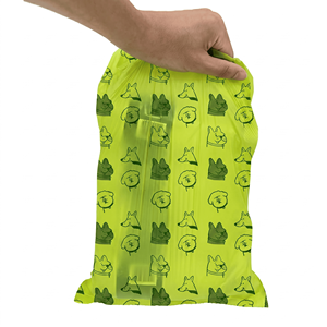 ถุงเก็บอุจจาระสุนัขแบบหนาพิเศษ 18 ม้วน ย่อยสลายได้ พร้อมที่เก็บสายจูง - Product Image 3
