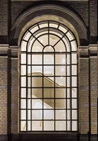 Ventana Arqueada de Hierro y Acero, Puertas Exteriores de Estilo Francés Tradicional Personalizadas, Marco Delgado, Diseño Moderno, Aislamiento Térmico, Insonorización