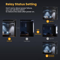 Interruptor Inteligente WiFi con Control Multicanal para la Aplicación Tuya Smart Life, Módulo de Interruptor de Luz para Hogar Inteligente