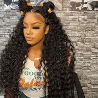 Perruque Lace Front HD 13x6 sans colle, Cheveux Humains Indiens Vietnamiens Body Wave, Naturels Bruts Pré-épilés Vierge Longs Double Drawn pour Femmes