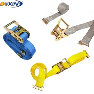 2 "Heavy Duty Polyester Webbing E-track Ratcheting Cargo Tie Xuống Dây Đai