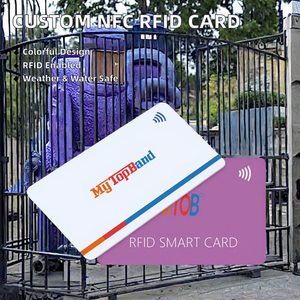 Carte de visite NFC personnalisée en PVC finition mate ou brillante, vente chaude, avec fréquence RFID sans contact, cartes cadeaux RFID avec <span class=keywords><strong>code</strong></span> QR - Product Image 2