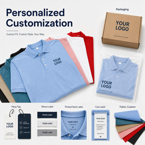 Polo Personalizado con Logotipo Unisex para Hombre y Mujer, Calidad Premium, Suave y Transpirable, Pique, Ropa de Golf para Equipos, Venta al Por Mayor, Varios Colores, Tallas S-4XL - Product Image 5