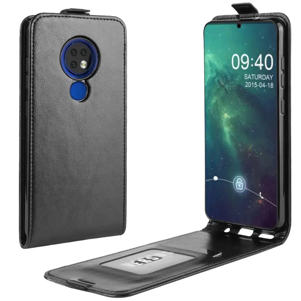 Case for Nokia7.2 Back Cover Leather Case for Nokia6.2 Cover Cellphone Flip Mobile Case