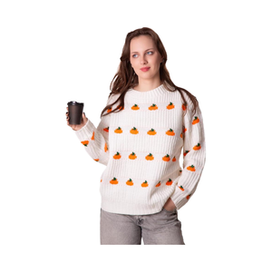 <span class=keywords><strong>Pull</strong></span> tricoté de <span class=keywords><strong>Noël</strong></span> pour femme tenue d'Halloween et d'automne pour les adolescents et la saison d'hiver - Product Image 1