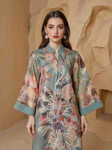 Vestido Abaya con lentejuelas estampadas en oferta, disponible en stock. |   Nuevo Vestido Largo Elegante con Lentejuelas, Venta al Por Mayor de Fábrica - Product Image 6