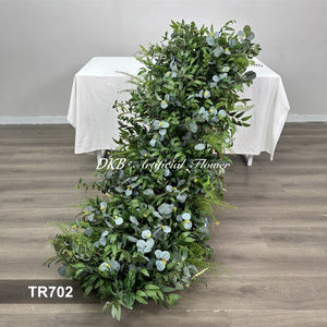 Decoración de Boda Realista y Personalizada, Camino de Mesa con Plantas Artificiales de Seda de Alta Calidad, Hecho a Mano, Duradero - Product Image 3