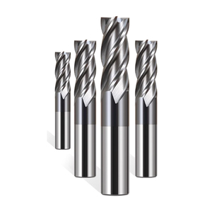 Other Other Bibo Hrc58 D1-4*50/d4*12*75/d4*20*100 Square Milling Cutters Black Nano Coating 4-flutes Endmill Suitable Steel Cnc - Product Image 4