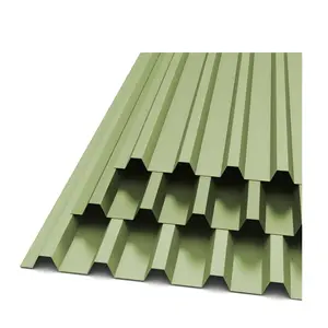 Matériau de construction Tôles ondulées galvanisées, toiture en métal ondulé, tôles de toiture en acier Fournisseurs en Chine