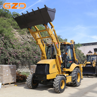 Chargeuse-pelleteuse GZD 8200 kg, moteur Cummins, godet de 1,0 m³, profondeur de fouille de 3967 mm, vitesse de 39 km/h, chargeuse-pelleteuse tracteur à vendre