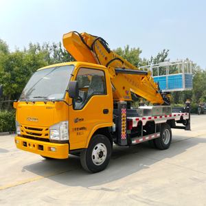 32M Elevação Hidráulica Aérea Alta Altitude Operação Bucket Truck Telescópico Braço Aéreo Plataforma Veículo - Product Image 2
