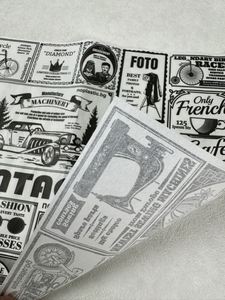 Papel Antigrasa Reutilizable de 12x12 Pulgadas con Logotipo Personalizado para Envolver Alimentos de Restaurante, Sándwiches, Hamburguesas, Bocadillos, Pizza, Pasteles, Reciclado - Product Image 6