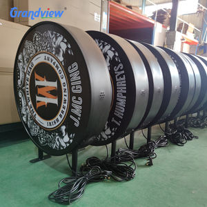 Caja de luz de proyección iluminada LED con forma personalizada, marco de aluminio, Material acrílico, letrero de tienda, Logo, letra, caja de luz colgante - Product Image 6