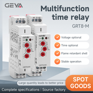 GEYA-relé de tiempo de GRT8-M2, 10 funciones, interruptor de tiempo, retardo de apagado, retardo, ciclador, 2 salidas, relé multifunción - Product Image 3