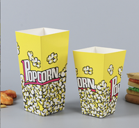 Boîtes à Popcorn en Carton Blanc Jetables Pas Chères en Gros – Emballage Personnalisé Imprimé de Taille sur Mesure pour Popcorn