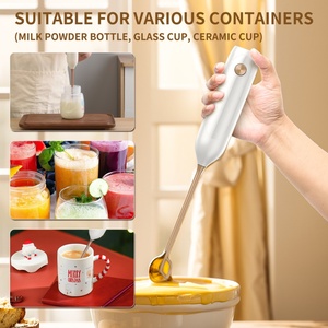 Electric Coffee Mixer Electric Whisk Battery-operated Milk Powder Mixer Electric Milk Frother for Matcha - Product Image 2