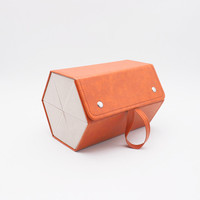 Etui de rangement en cuir brossé, boîte de rangement pour lunettes de soleil, bijoux personnalisés, lunettes fait à la main, boîte-cadeau multi-grilles