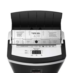 Déchiqueteuse de papier automatique 60 feuilles coupe transversale capacité 15L usage bureau - Product Image 2