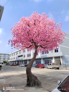 Tùy chỉnh lớn nhân tạo nhựa hoa anh đào cây nhân tạo cây lớn mô phỏng cây trong nhà cho khách sạn và landscapers - Product Image 2