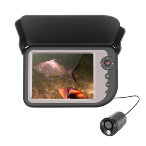 Buscador de Peces con Pantalla LCD de 5 Pulgadas, Resistente al Agua, Cable de 50M, Sonar de 200kHz, Color Gris Hierro, Caja de Regalo - Product Image 1