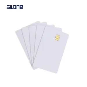 Printable White PVC Plastic Cards With FM4428 Smart Chip For UV Printer