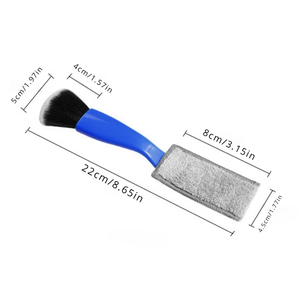 Wholesale <b>Car</b> <b>Interior</b> Cleaning Dust Removal Brush Air Conditioning Vent Dashboard Care Tool Soft Bristles Collector - Product Image 2