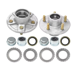 Nouveau kit de moyeu de roue galvanisé pour <span class=keywords><strong>remorque</strong></span>, charge utile maximale 3500 lb, ensemble de <span class=keywords><strong>réparation</strong></span> de moyeu, axe à goujons, axe de <span class=keywords><strong>remorque</strong></span> de tracteur de haute qualité - Product Image 1