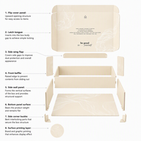 Boîte en papier kraft avec logo personnalisé, emballage d'expédition en carton ondulé, boîte cadeau