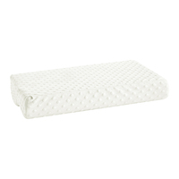 Oreiller cervical orthopédique respirant en mousse à mémoire de forme avec housse en fibre de bambou motif marin, soulagement des douleurs cervicales, design ergonomique 60x40x12CM