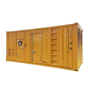 Soundproof Container type 1400kw Silent Diesel Generator Set Pokins Engine 4016TAG1A Diesel Genset 1.4mw Silent Generator