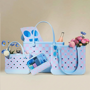 Insert organisateur en EVA avec logo personnalisé, pochette de rangement amovible et étanche, accessoire essentiel pour la plage et le sac de piscine - Product Image 1