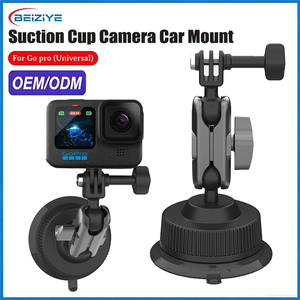 Supporto per auto con ventosa per Insta360 X5 X3 <span class=keywords><strong>X4</strong></span> ACE <span class=keywords><strong>PRO</strong></span> 2 e GoPro Hero 13, supporto per parabrezza veicolo 360 °   Supporto Auto Girevole per Smartphone - Product Image 1