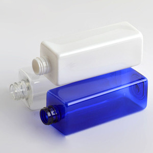 Botellas cuadradas <span class=keywords><strong>de</strong></span> plástico transparente azul para mascotas, botellas <span class=keywords><strong>de</strong></span> <span class=keywords><strong>agua</strong></span> con tapa <span class=keywords><strong>de</strong></span> pulverización <span class=keywords><strong>de</strong></span> niebla <span class=keywords><strong>de</strong></span> aluminio, venta <span class=keywords><strong>al</strong></span> <span class=keywords><strong>por</strong></span> <span class=keywords><strong>mayor</strong></span>, 250ml - Product Image 4