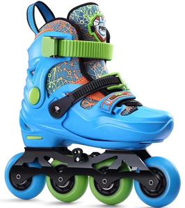 <span class=keywords><strong>Patines</strong></span> en Línea Ajustables YSMLE de <span class=keywords><strong>3</strong></span> Ruedas, Marco de Aluminio, Ruedas de PU, <span class=keywords><strong>Patines</strong></span> de Velocidad de 4 Ruedas para Niños - Product Image 2