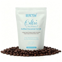 Gommage au café pour les mains, les pieds, les coudes et les genoux rugueux : Exfolie les peaux mortes, lisse la texture irrégulière, hydrate |   Fabricant OEM
