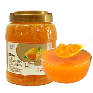 Concentré de jus de mangue en gros pour la production de sirop de fruits frais pour bubble tea, certifié HACCP, conditionnement en bouteille - Product Image 2