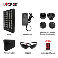 Panneau de lumière rouge ILUXRED à haute performance, panneau flexible, appareil de thérapie infrarouge portable pour les soins du corps