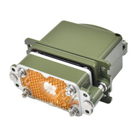 Connecteur robuste rectangle/carré d'aviation 103 broches de haute qualité prise de configuration mixte pour les sections de module d'alimentation