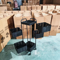 Support de rangement peu encombrant et économique, design moderne et compact, étagère multifonctionnelle, robuste et durable