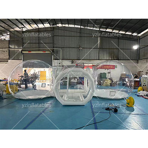 Maison à bulles double Château <span class=keywords><strong>gonflable</strong></span> pour enfants <span class=keywords><strong>Salle</strong></span> <span class=keywords><strong>de</strong></span> <span class=keywords><strong>jeux</strong></span> extérieure amusante avec château <span class=keywords><strong>gonflable</strong></span> à l'air pour <span class=keywords><strong>jeux</strong></span> - Product Image 1