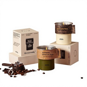 Coffret Cadeau Bougie Parfumée <span class=keywords><strong>Emma</strong></span> Molly Wax American Coffee KFSY Modèle Fabriqué en Chine Unisexe Souvenir Meilleur Ami Créatif Mariage - Product Image 1