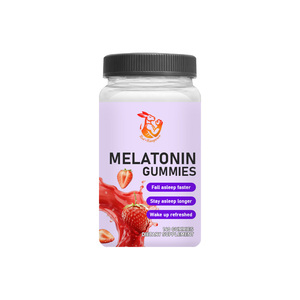 Gummies de Mélatonine à Prix de Gros, Saveur Fraise Naturelle avec Soutien au Sodium pour un Endormissement Plus Rapide - Product Image 1