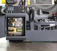 Scie à ruban horizontale industrielle automatique pour la découpe de métaux avec système de tension mécanique et composants d'engrenage centraux