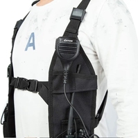TINYAT Doppelholster-Brusttasche mit Schulterriemen, Verzierungen wie Schleifen, Stickereien, Buchstaben, Ketten, gerafften Schals und Federn