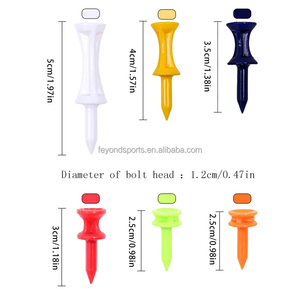 Tee de <span class=keywords><strong>Golf</strong></span> de plástico portátil personalizado <span class=keywords><strong>Mini</strong></span> <span class=keywords><strong>Golf</strong></span> Nail Limit Pin 25mm y diferentes tamaños <span class=keywords><strong>Golf</strong></span> Training Accesorio Tees - Product Image 5